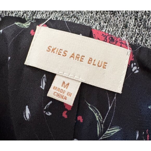 Skies Are Blue Alanna Textured Knit Blazer Stitch Fix Gray M - Picture 5 of 5